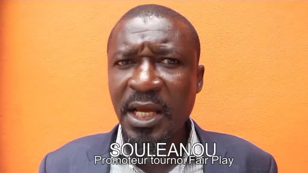 ⁣Soulemanou abdou nasser promoteur tournoi fair Play par vincent kamto.