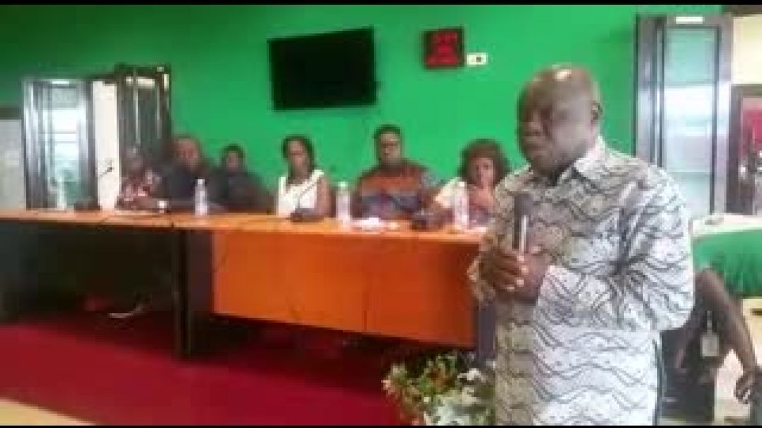 ⁣Discours d'Abel Mbengue  au terme de l'élection de Bertille Missi Bikoun comme présidente 