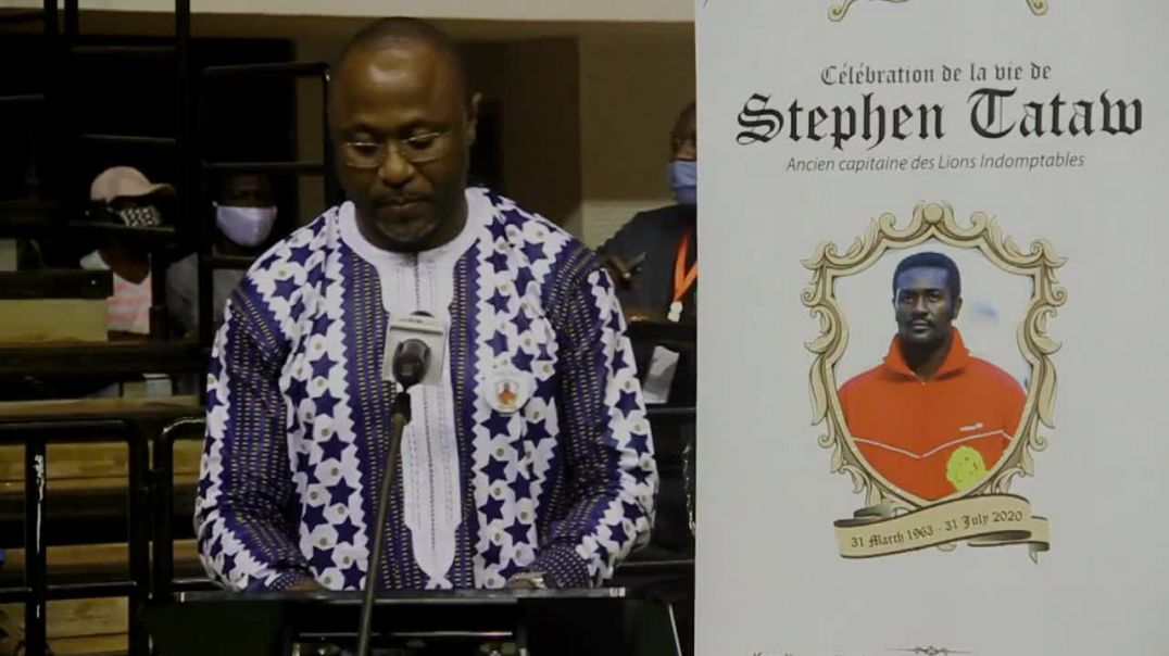 ⁣[Cameroun] Témoignage de la Fecafoot par son S G au Obsèques de Stephen Tataw