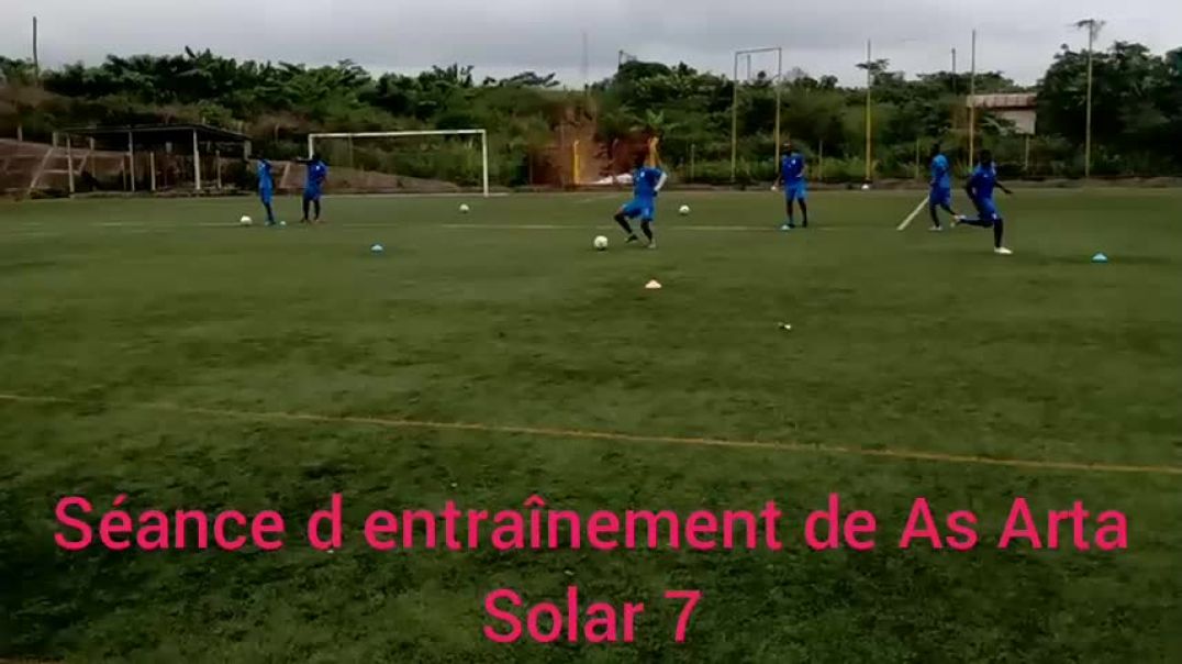 [Cameroun] séance d entraînement de As Arta Solar 7