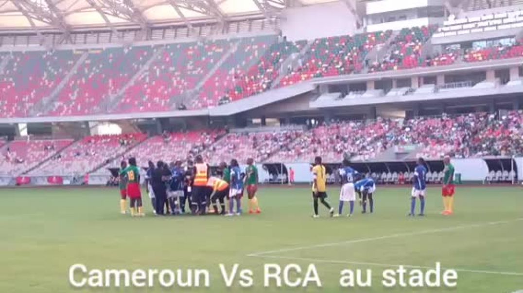 Rencontre Cameroun vs RCA a japoma