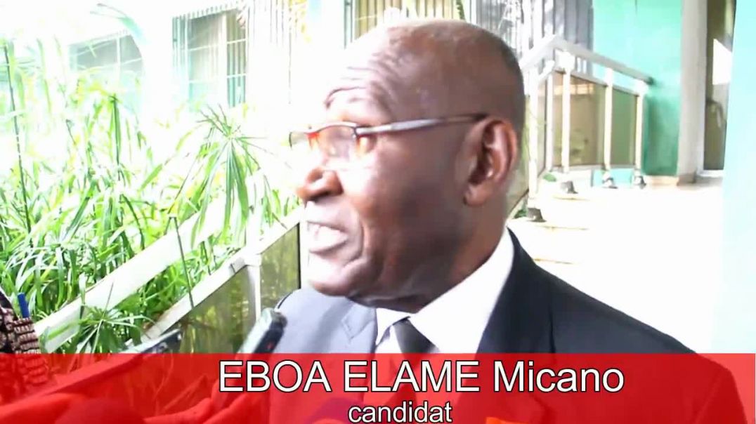 ⁣Cameroun Eboa Elame micano s'offusque contre la candidature de Ekwe Blaise