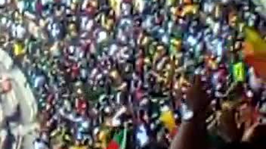 1/4 Cameroun-Gambie: l'ambiance après le premier but du Cameroun à Japoma