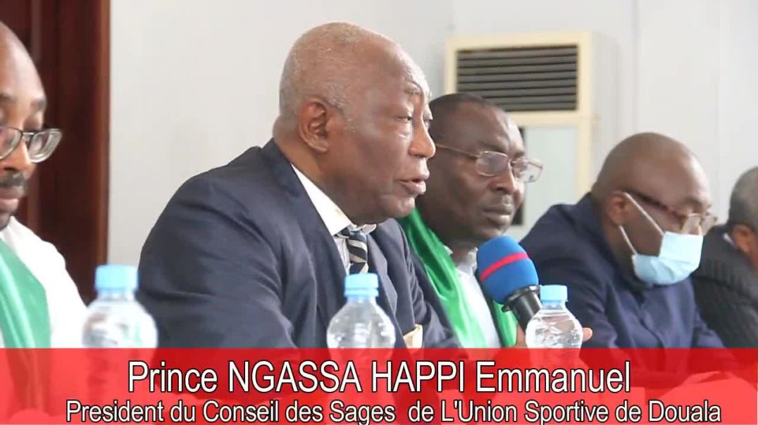 ⁣Cameroun Prince Ngassa Happi Président du conseil des sages de l union sportive de Douala