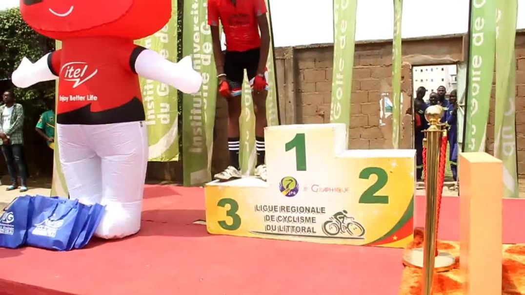 ⁣Cameroun le podium du grand prix cyclisme vtt iug de Douala