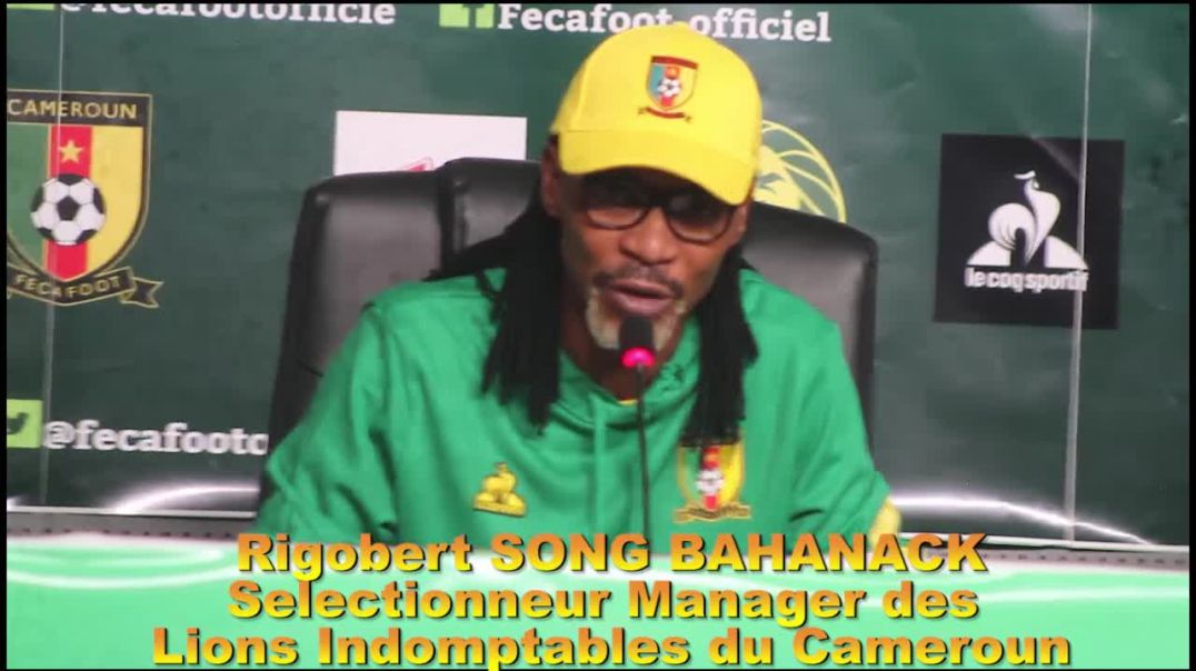 ⁣Cameroun Rigobert Song Bahanack sélectionneur Manager des Lions Indomptables du Cameroun