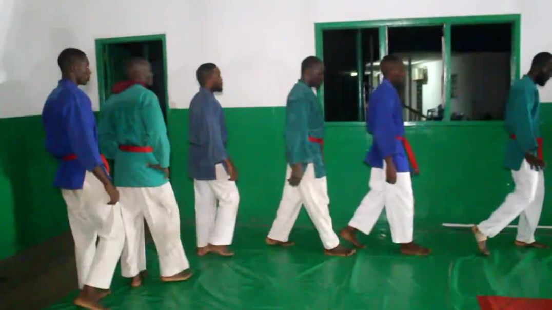 Cameroun combat au dojo de icon kurash club de douala