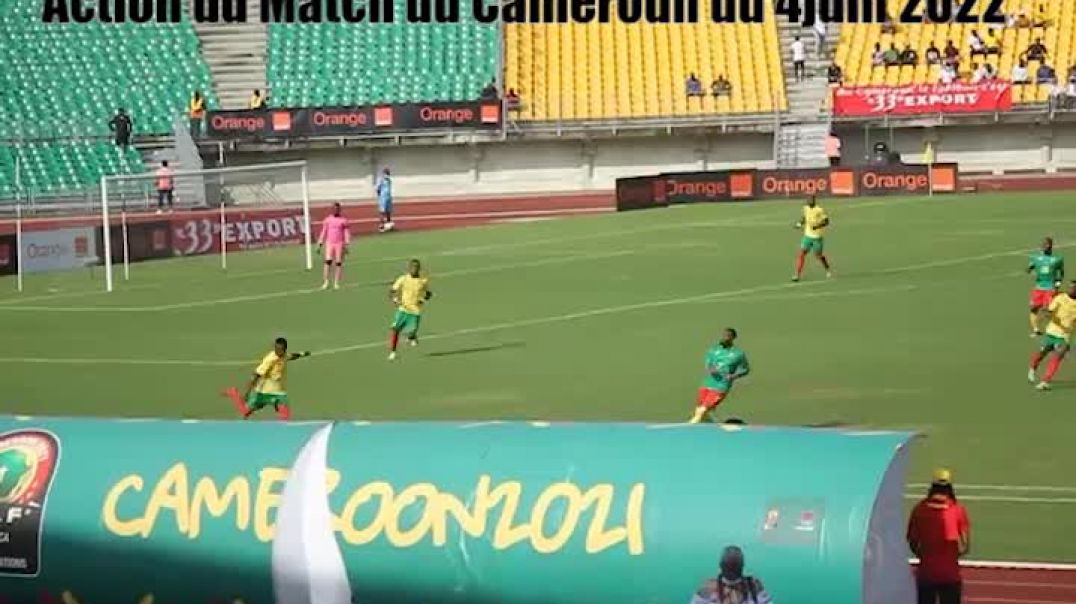 ⁣Cameroun Match Amicale Lions A vs Lions 4 juin 2022