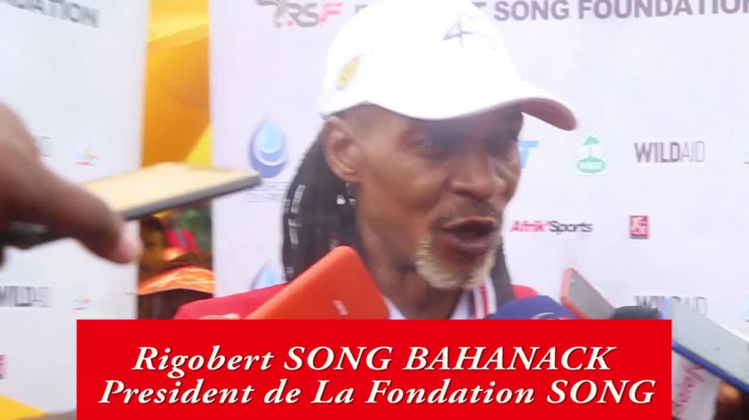 ⁣Cameroun Marche sportive de la Fondation SONG Reaction Rigobert Song Je suis satisfaire
