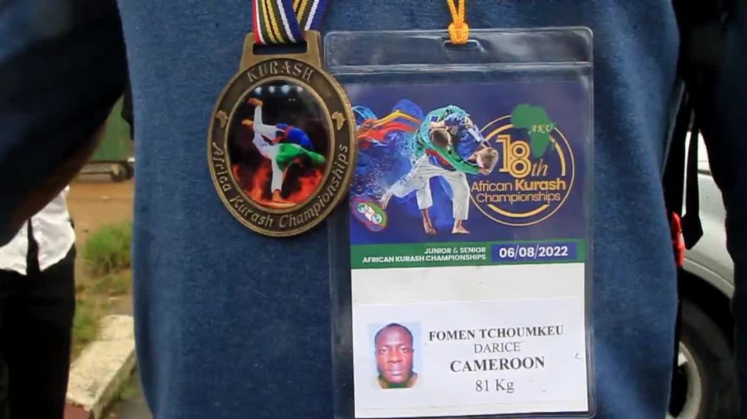 Cameroun Reaction de Fomen Tchoumkeu Darice Madallé de Bronze