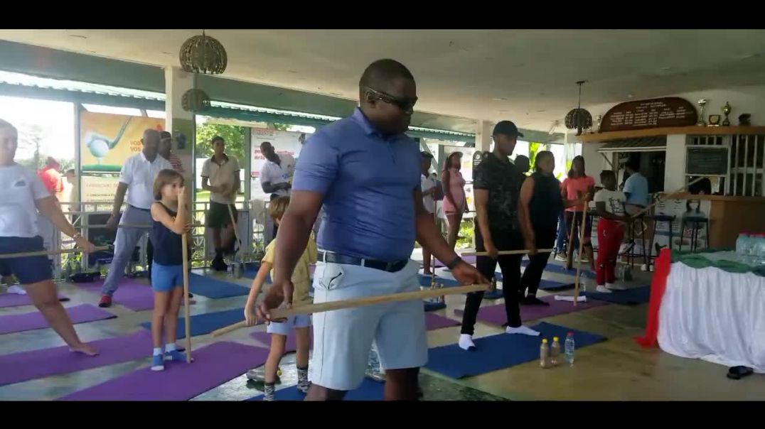 ⁣[Cameroun]  fitness au golf de ce jour effectif depuis les conges