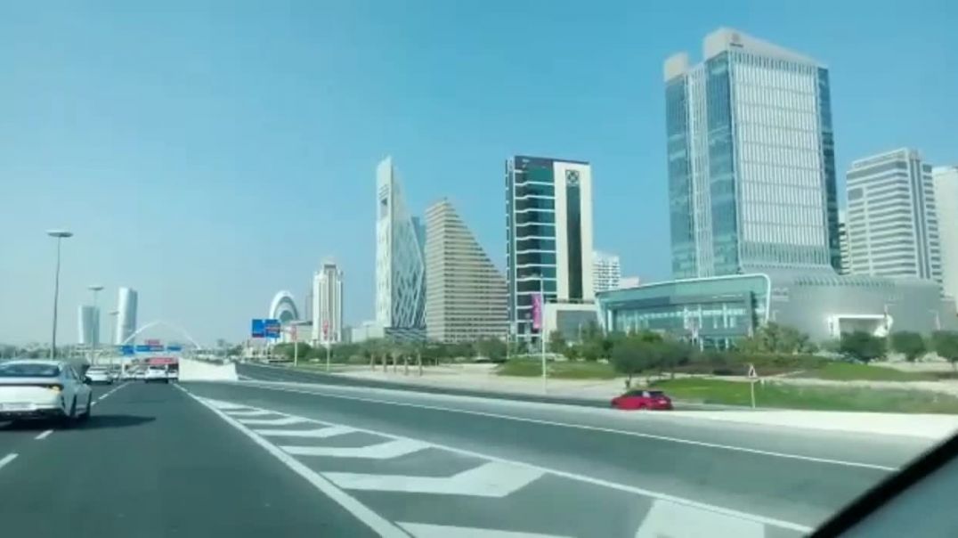 ⁣[Qatar 2022] les rues de Doha ce matin