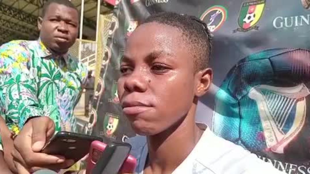 ⁣Réaction d’après match de Catherine Mbengono joueuse As Fortuna