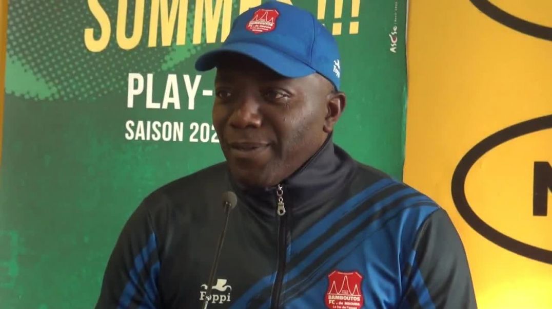 ⁣[Cameroun]Play offs 2023 Réaction de Yves Clément ARROGA Coach de Bamboutos de Mbouda