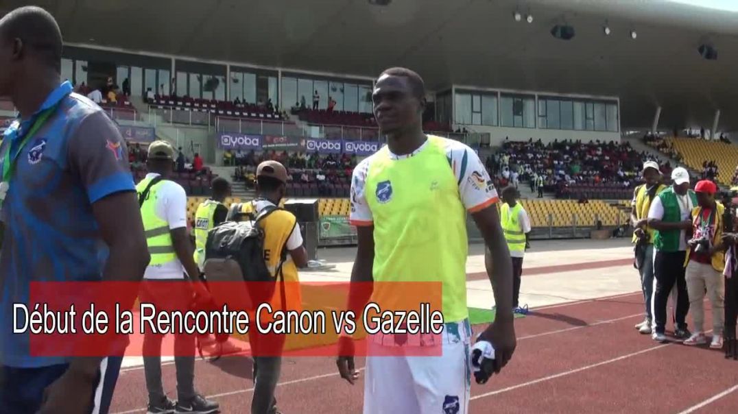 ⁣[Cameroun] Play offs 2023 début de la rencontre Canon de Yaoundé Vs Gazelle de Garoua
