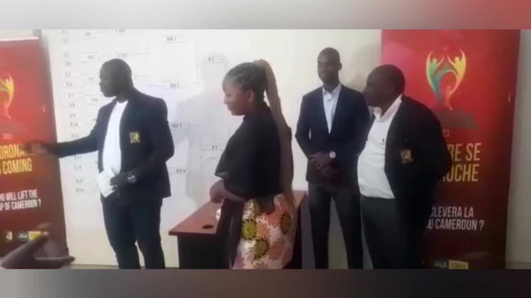 ⁣[Cameroun] cérémonie de tirage au sort des 1/6 de finale de la coupe du Cameroun 2023