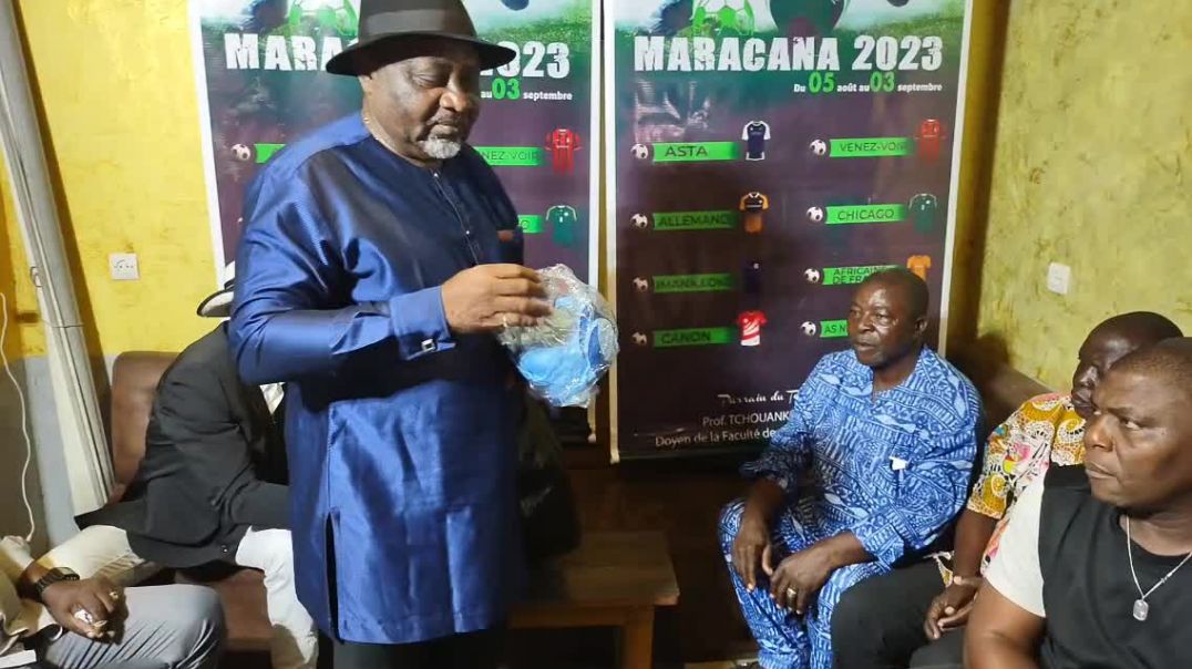 ⁣[Cameroun] Tournoi de la fraternité maracana 2023 réaction des présidents avant la finale