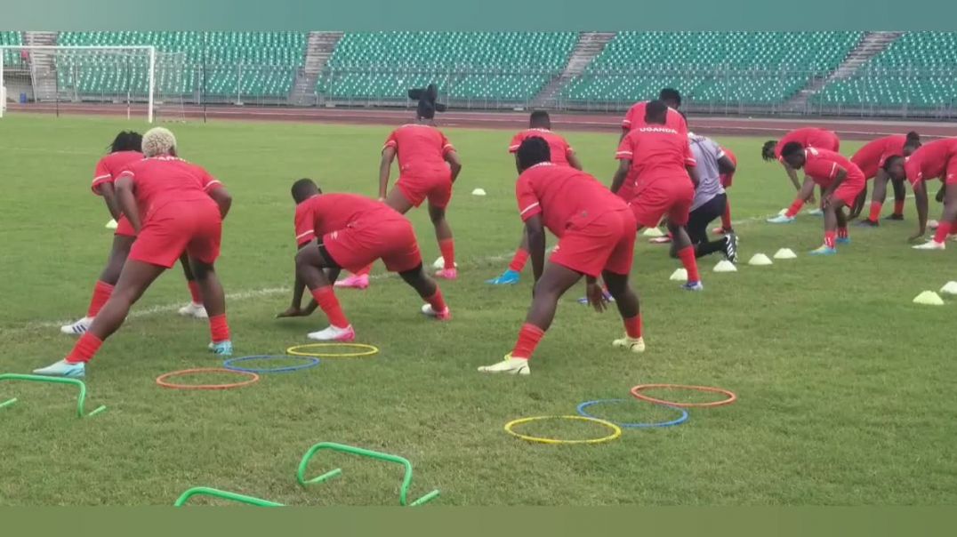 ⁣[Cameroun] séance d entraînement de l Ouganda au stade de la réunification de douala