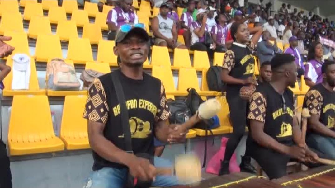 ⁣[Cameroun] Annimation des fans de la Colombe de sangmelima au Stade annexe de Bepanda