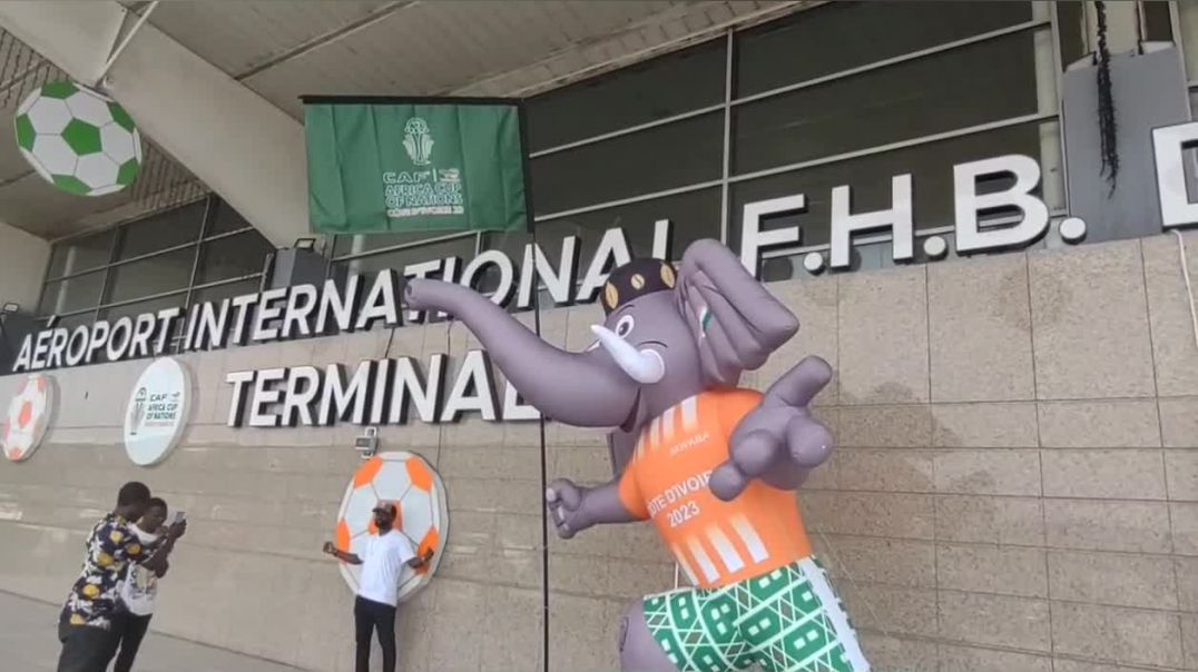 ⁣[Côté d'ivoire] Can 2023 accueil a l areoport d'Abidjan