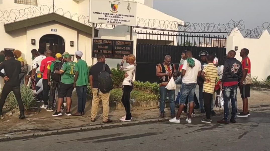 ⁣[Côte d'Ivoire] ambiance à l'ambassade Cameroun