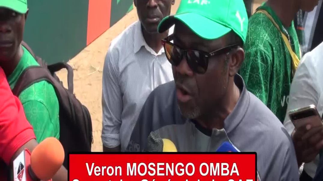 ⁣Can 2023 Cote d'ivoire Reaction de Veron MOSENGO OMBA Secrétaire Général de la CAF