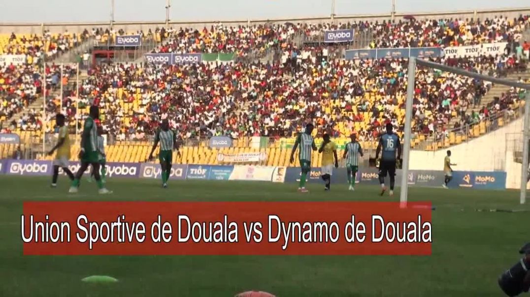 ⁣[Cameroun] action de la rencontre Union de Sportive de Douala vs Dynamo de Douala