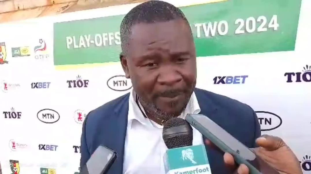 [Cameroun] réaction de Benjamin mbongo entraineur de racing de Bafoussam