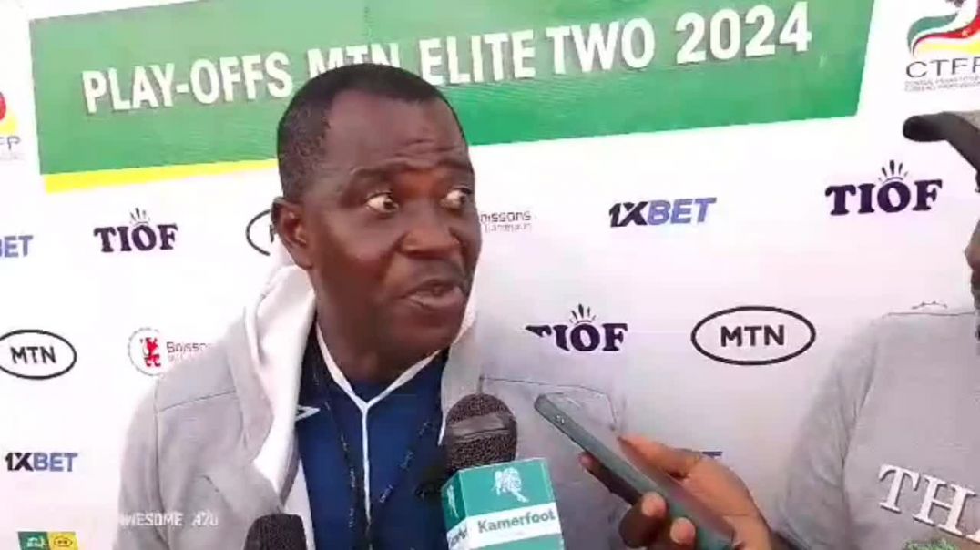 ⁣[Cameroun] réaction du coach ndzana du TKC de Yaoundé
