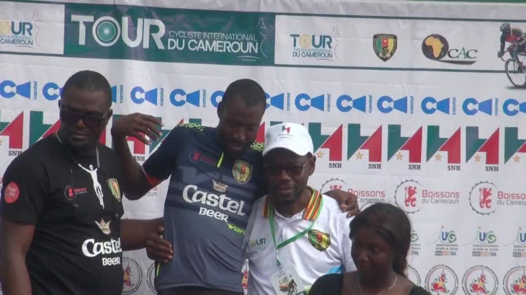 ⁣[Cameroun] Tour du Cameroun Remise des lot au Vainqueur de l'etape de Douala Limbe Douala
