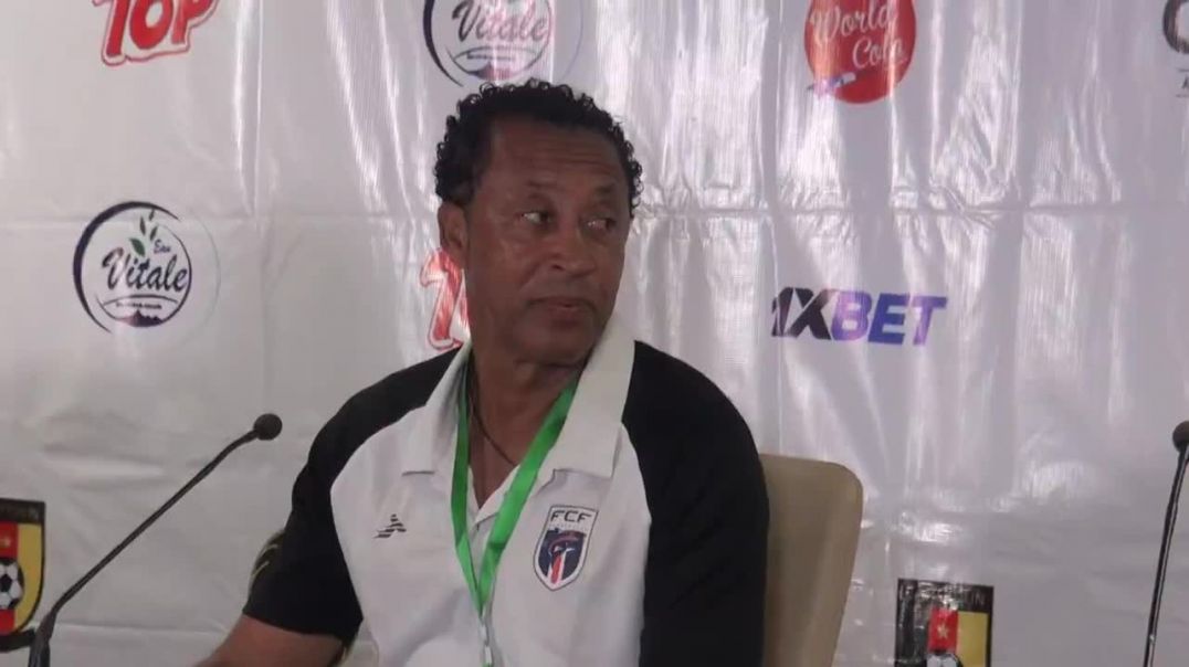 ⁣[Cameroun] Conference d'apres Match de  l' entraîneur Sélectionneur du cap vert