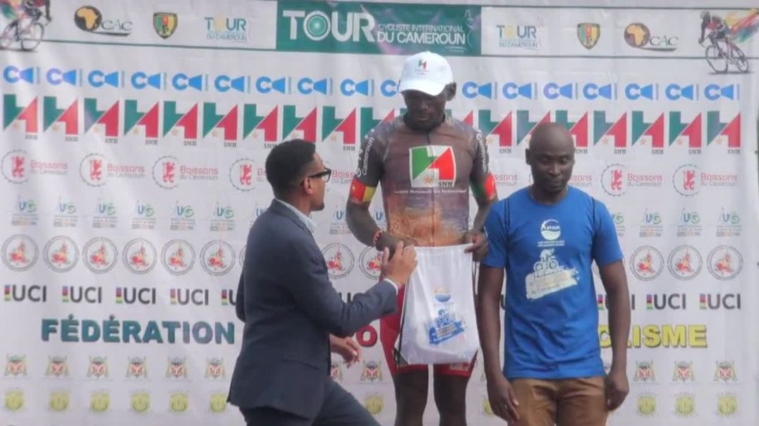 ⁣[Cameroun] Tour du Cameroun Remise des lots au Vainqueur de l' étape de Douala Limbe Douala