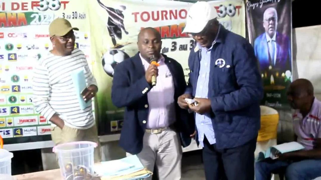 ⁣[Cameroun] Tirage au sort du Tournoi Foot Maracana 2024