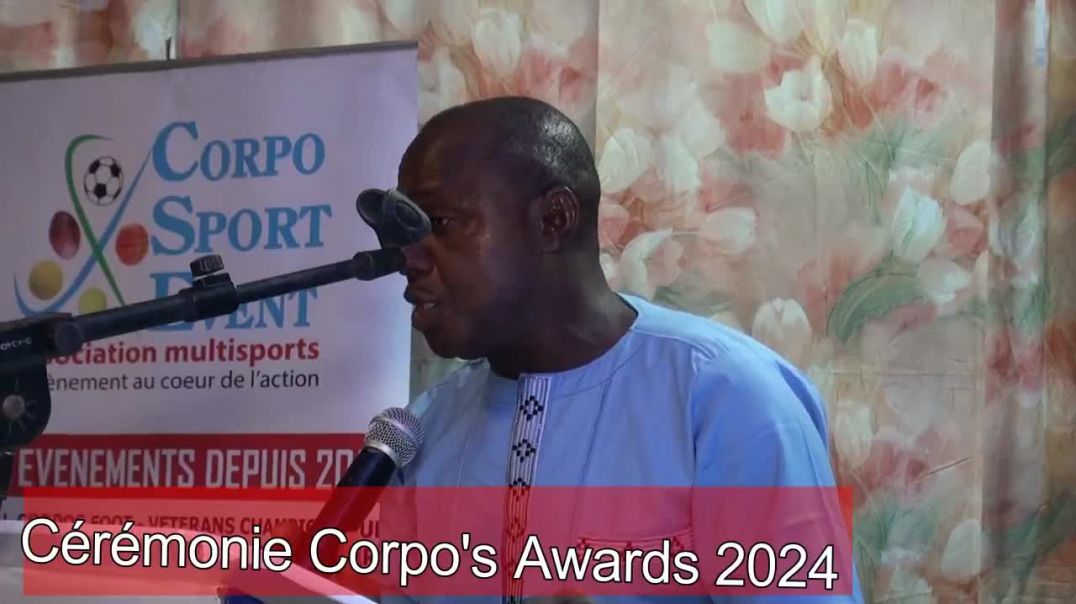 [Cameroun] Cérémonie Corpo's Awards Allocution du Président du Comité Technique D'organisa