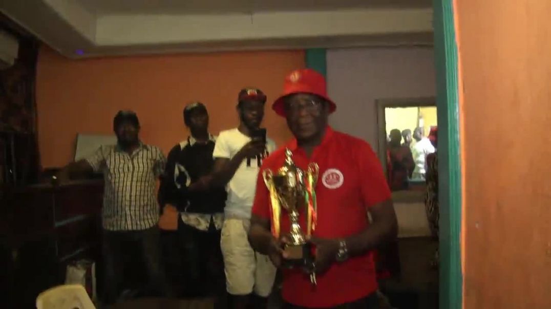 ⁣[Cameroun] presentation du Trophée de la Super Coupe du Tournoi Foot Maracana 2024