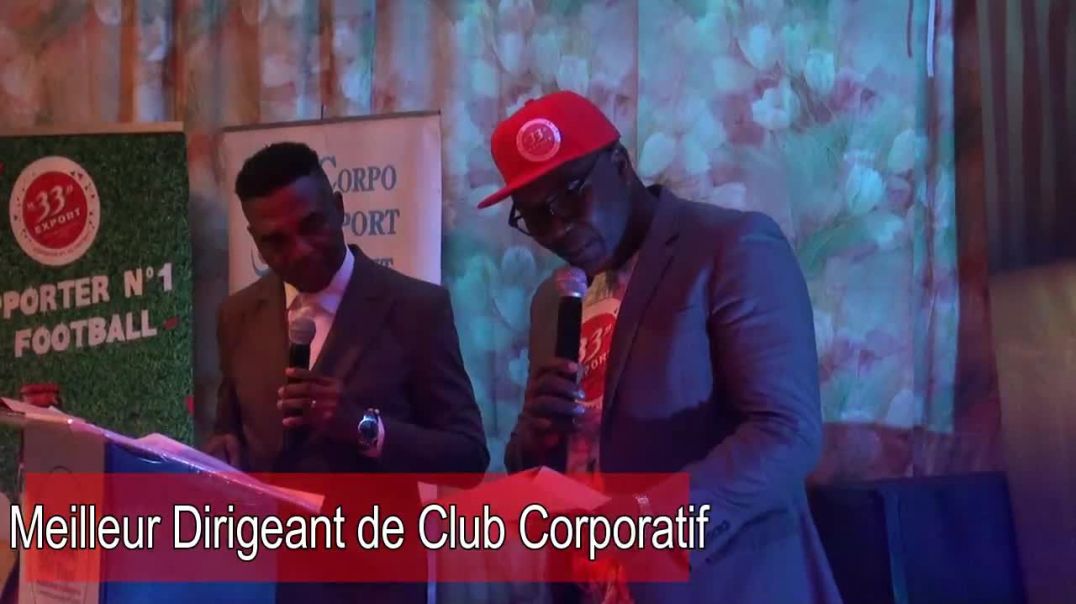 ⁣[Cameroun] Remise des Lots Categorie Meilleur dirigeant de Club Corporatif