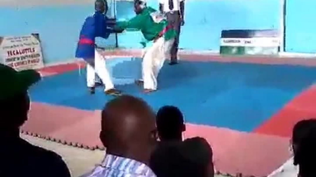 ⁣[Cameroun] championnat du monde du Kurash combat intense