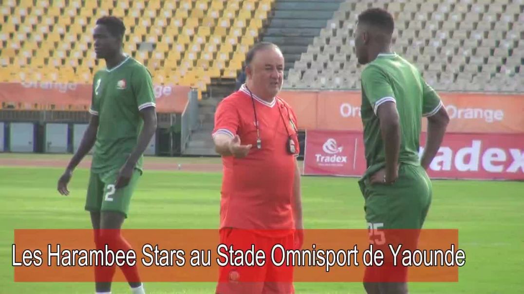 ⁣[Cameroun]L Entrainement du Kenya au stade omnisport de Yaounde