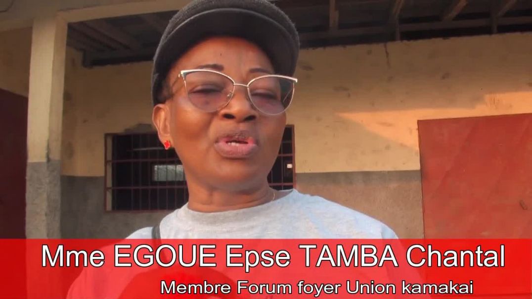 ⁣[Cameroun] Réaction de Mme TAMBA Chantal